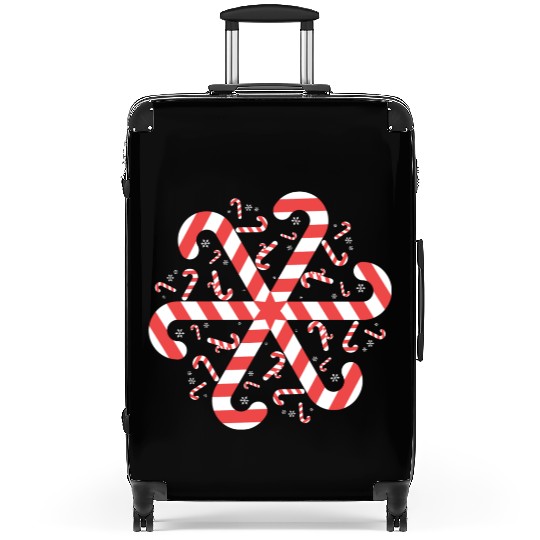 Candy Cane Gift Snowflake Candy Cane Christmas Suitcases