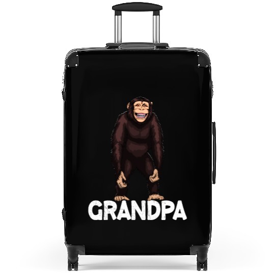 Monkey Grandpa Chimpanzee Suitcases