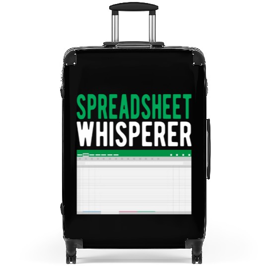 Spreadsheet Whisperer Excel Accounting Accountant Suitcases