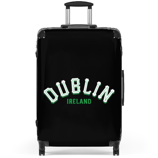 Dublin Ireland Vintage Irish Capital Suitcases