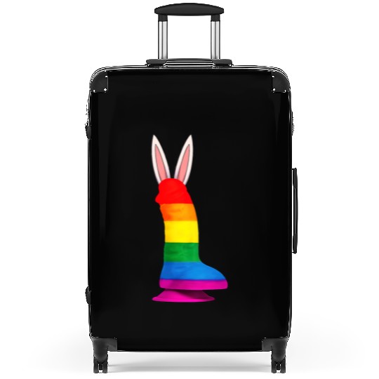 Easter LGBT Gay Lesbian Pride Rainbow LGBT Flag Suitcases