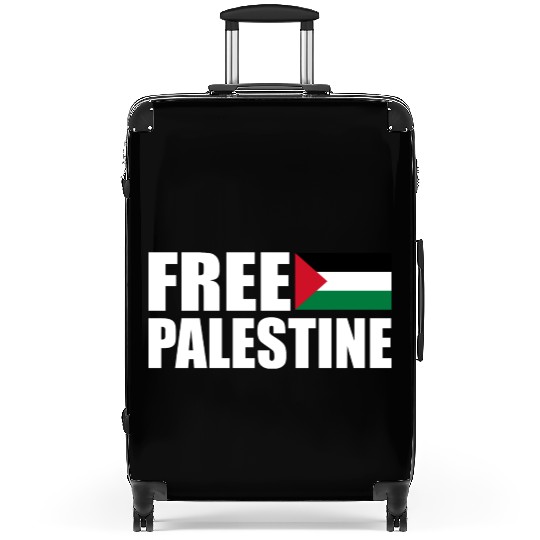 Free palestine Suitcases