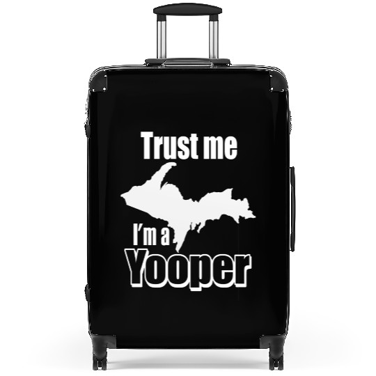 Upper Peninsula Michigan Yooper T gift idea Suitcases