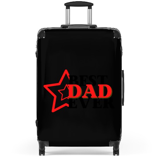 BEST DAD EVER Suitcases