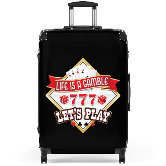 Gambler Life Is A Gamble Casino Gambling Suitcases