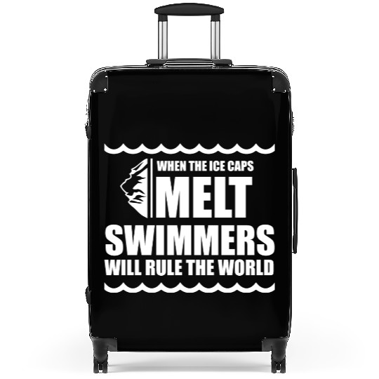 Swimmer Outdoor Pool Lifeguard Swimming Swim Suitcases