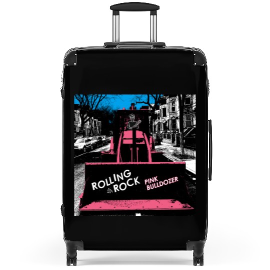 Pink Bulldozer / Rolling Rock Suitcases