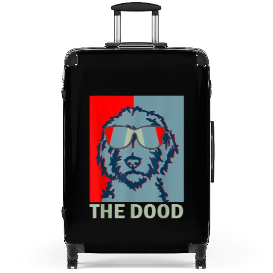 Funny The Dood Goldendoodle Doodle Mom Dad Suitcases