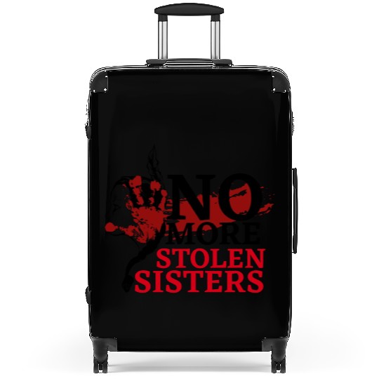 No MS Sisters/MMIW Girl Native American Suitcases