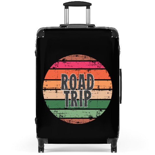 Road Trip orange Suitcases