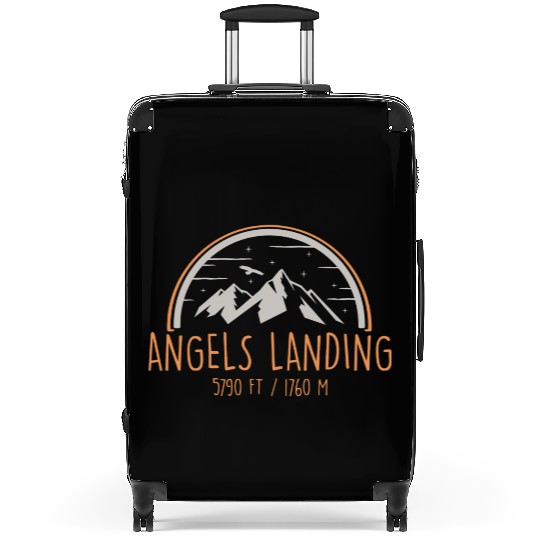 Angels Landing Zion National Park Mountain Hikers Suitcases