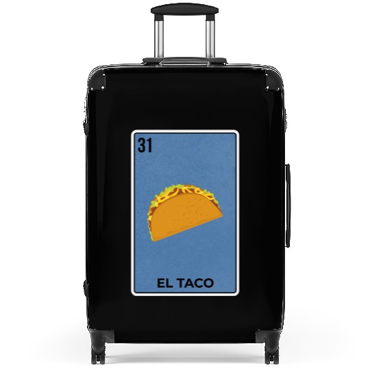 El Taco Mexican Lottery Card Funny Mexico Cool Suitcases
