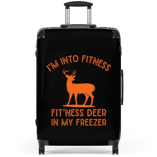 I'm Into Fitness Fit'Ness Deer In My Freezer Suitcases