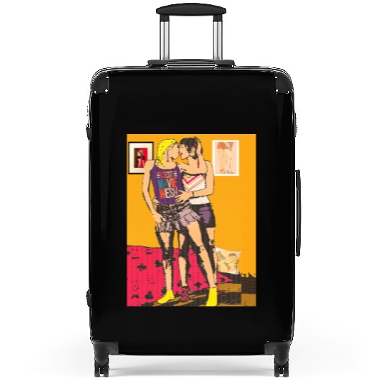 Pixel hot lesbians kissing Suitcases