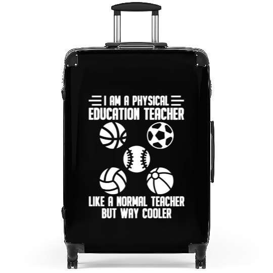 Physical Education Teacher Educator Professor Suitcases