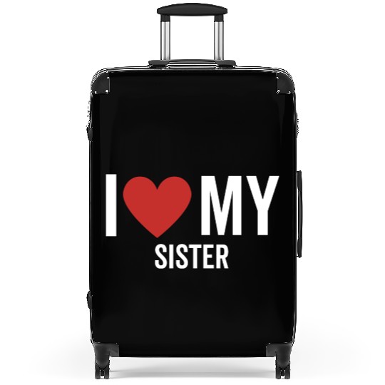 I Love My Sister Suitcases