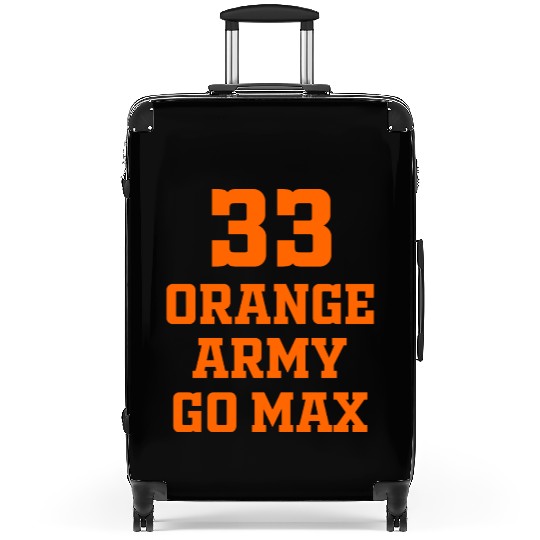Orange Camouflage 3 Suitcases
