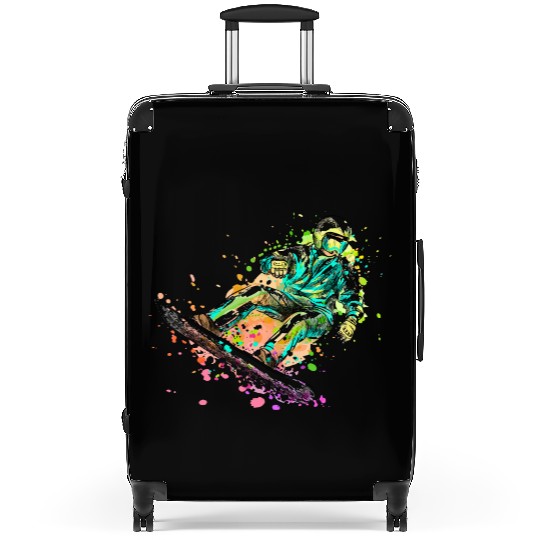 Snowboard Snowboarding Snowboarder Suitcases