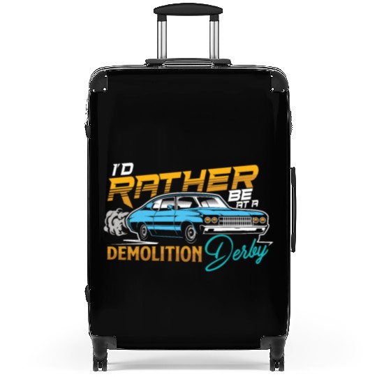 Demo Derby Demolition Derby At A Demolition Derby Suitcases