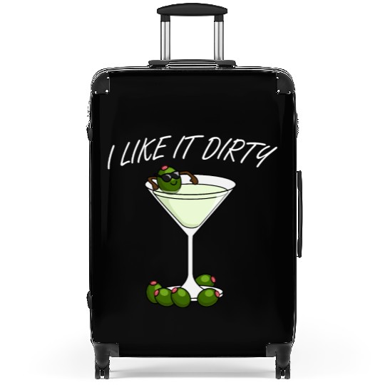 I Like It Dirty Martini Lover Drink Olive Martini Suitcases