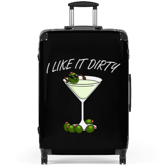 I Like It Dirty Martini Lover Drink Olive Martini Suitcases