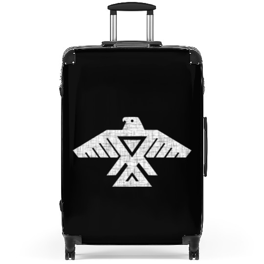 Native American Owl Symbol Suitcases
