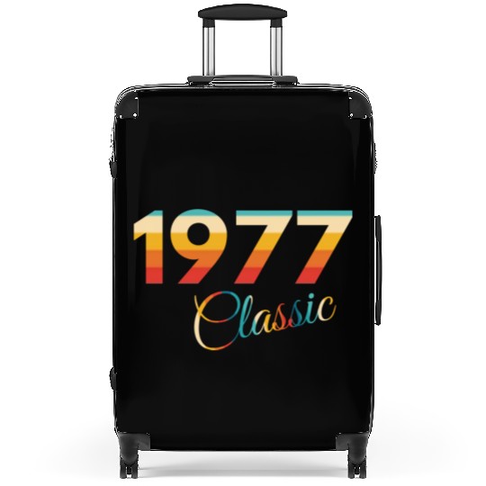 1977 vintage Birthday since 1977 Suitcases
