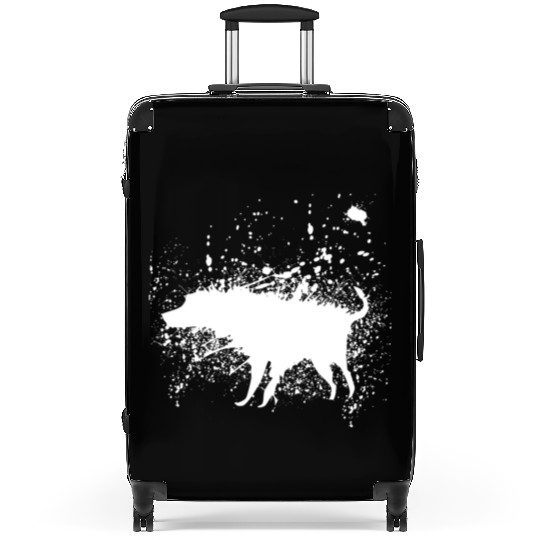 Banksy Splash Dog Suitcases