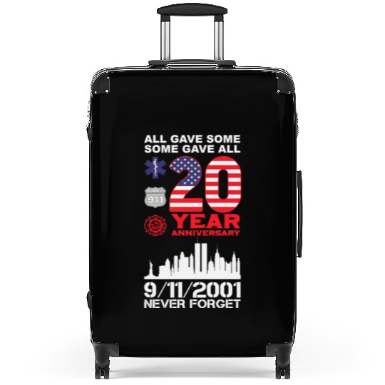 Patriot Day Never Forget 9 11 2001 Anniversary Suitcases