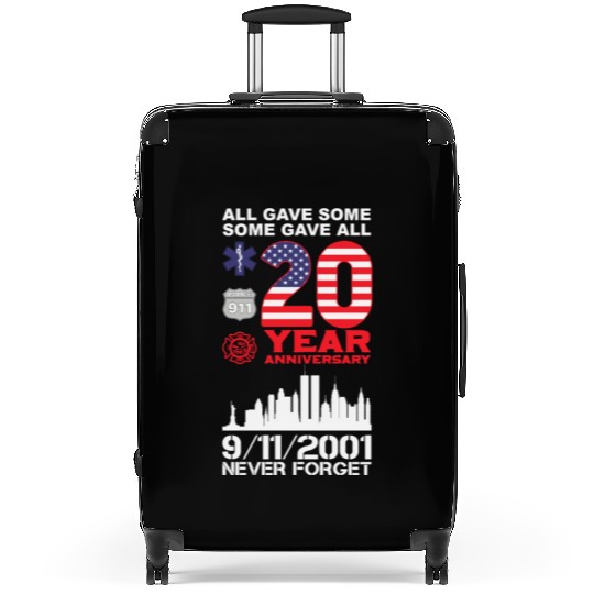 Patriot Day Never Forget 9 11 2001 Anniversary Suitcases