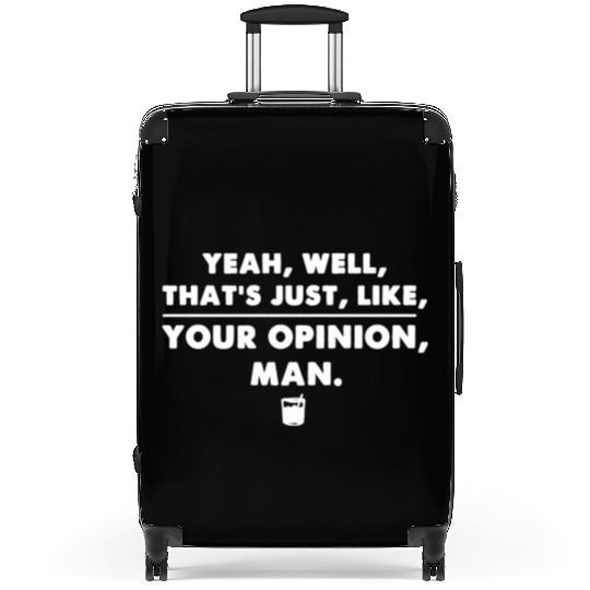 The Big Lebowski Funny Cool Movie Quote Suitcases