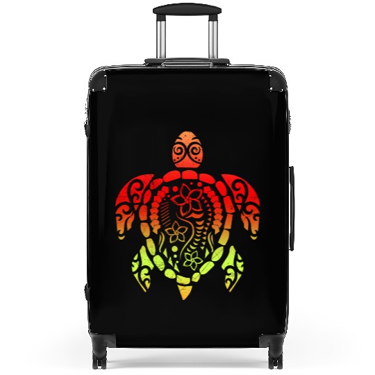 Samoan Turtle Polynesian T Tattoo Gift Idea Suitcases