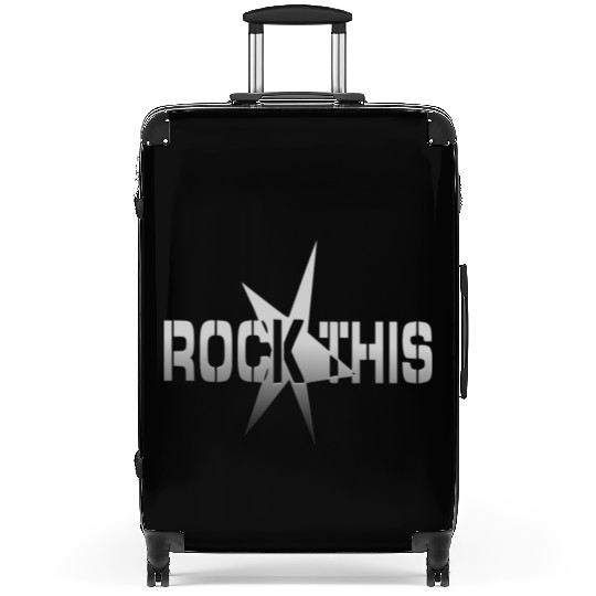 rockthis square silver Suitcases
