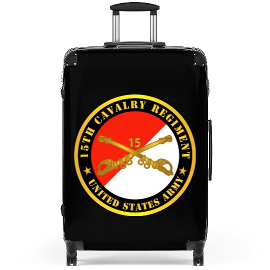 Army 15th Cavalry Regiment US Army w Cav Branch Suitcases