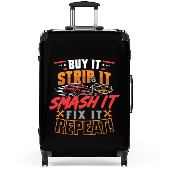 Demo Derby Demolition Derby Smashing Derby Lover Suitcases