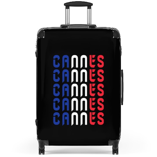 Cannes flags France design Suitcases