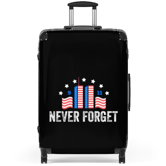 Never Forget 9/11 Patriot Day 2021 Suitcases