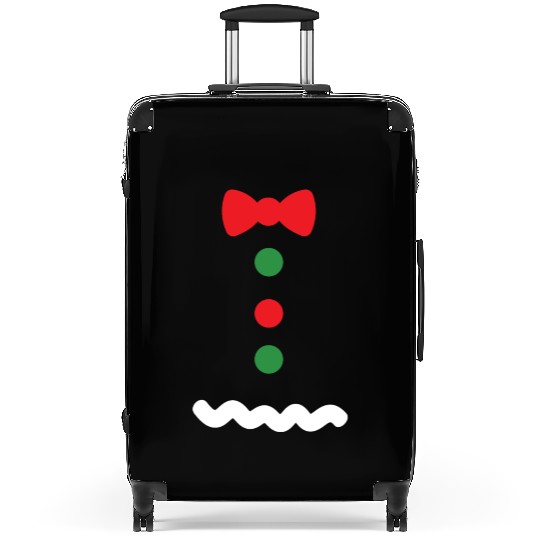 Ginger bread Man Holiday Costume Christmas Cookie Suitcases