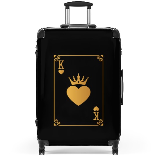 King of Hearts King Queen Couple Halloween Costume Suitcases