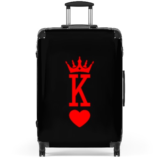 King of Hearts King Queen Couple Halloween Costume Suitcases