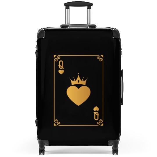 Queen of Heart King Queen Couple Halloween Costume Suitcases