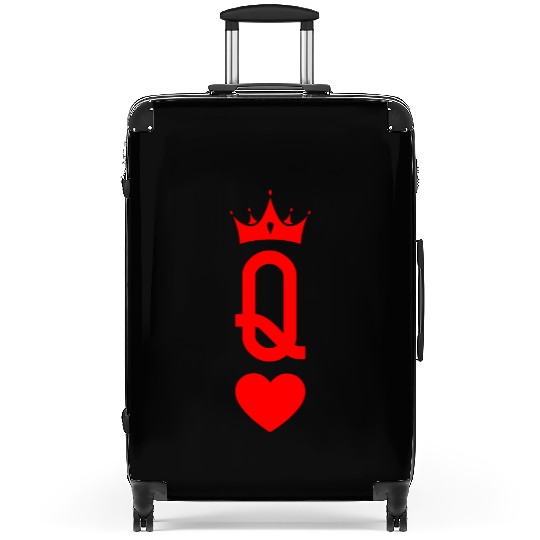 Queen of Heart King Queen Couple Halloween Costume Suitcases
