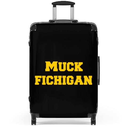 Muck Fichigan Longsleeve Suitcases Funny Michigan Suitcases