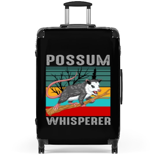 opossum Whisperer Suitcases