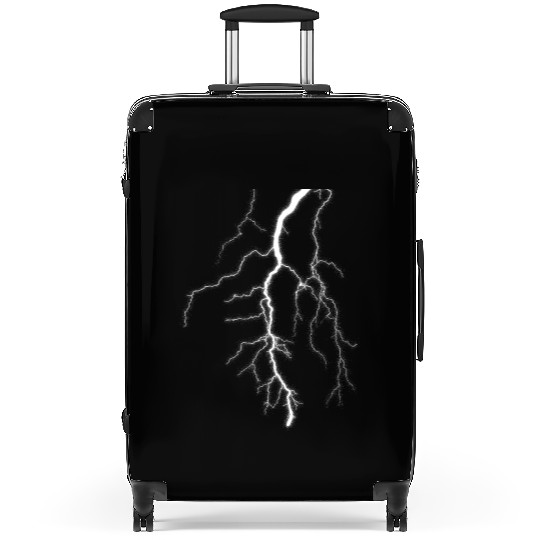 Thunder Storm Design Lightning Bolt Suitcases