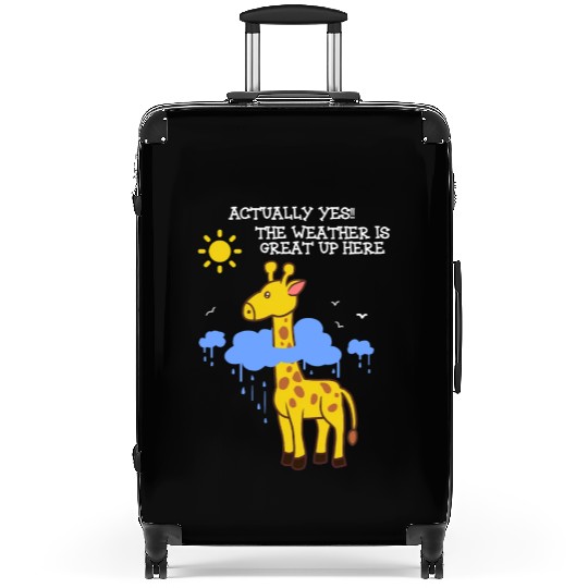 Storm Chaser Funny Cloud Giraffe Apparel Suitcases