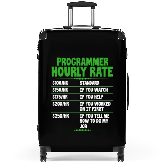 Programmer Hourly Rate Suitcases
