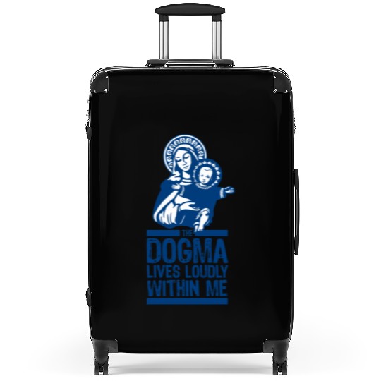 Dogma Lives Loudly Within Mary the Madonna Essenti Suitcases