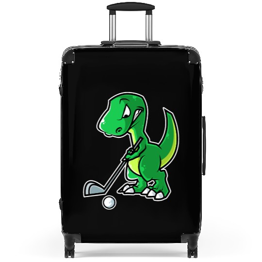 Tyrannosaurus Golf Player Golfer Golfing Funny Suitcases