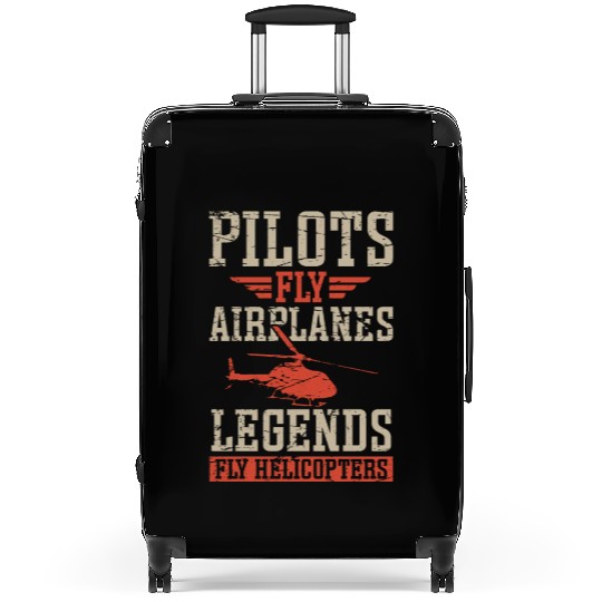 Aviator Pilots Fly Airplanes Legends Helicopters Suitcases